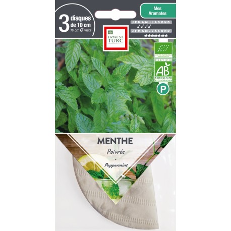 MENTHE POIVRÉE - Graines BIO PRÉSEMÉ | Ernest Turc | Graines et Bio