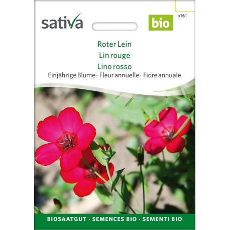 LIN ROUGE - Graines BIO | Sativa | Graines et Bio