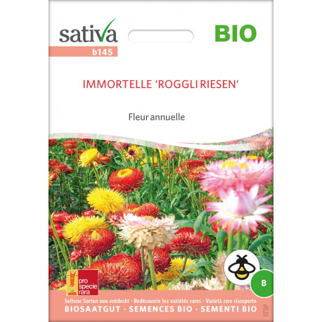 IMMORTELLE - Graines BIO | Sativa | Graines et Bio