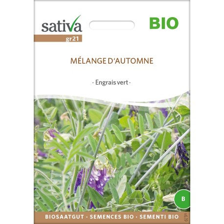 Mélange d'Automne - ENGRAIS VERT - Graines BIO | Sativa | Graines et Bio
