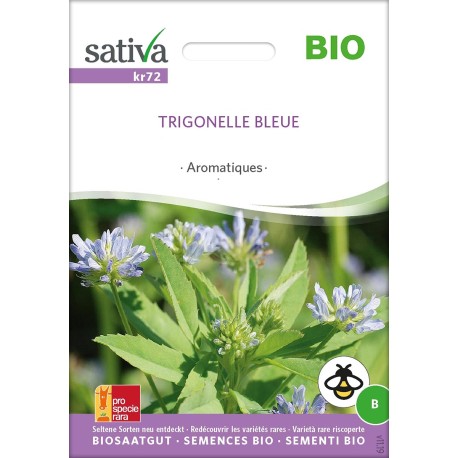 TRIGONELLE Bleue (Fenugrec) - Graines BIO | Sativa | Graines et Bio